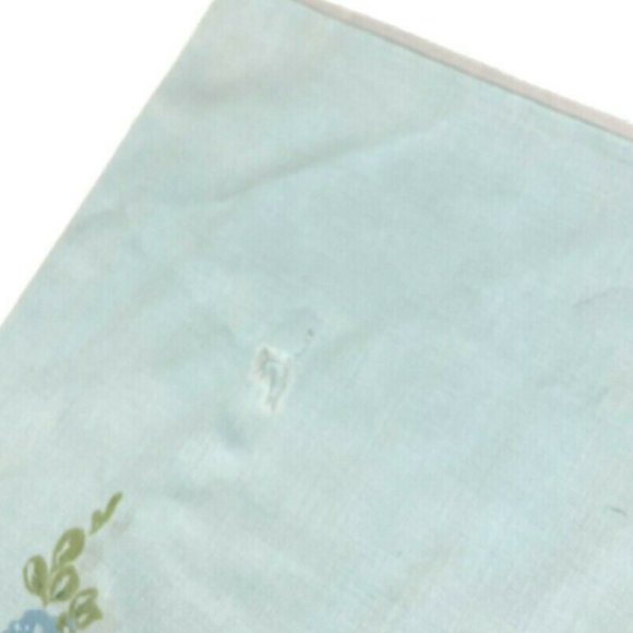 Tastemaker Vintage 1960s Blue King Pillowcase Sham - Picture 5 of 5